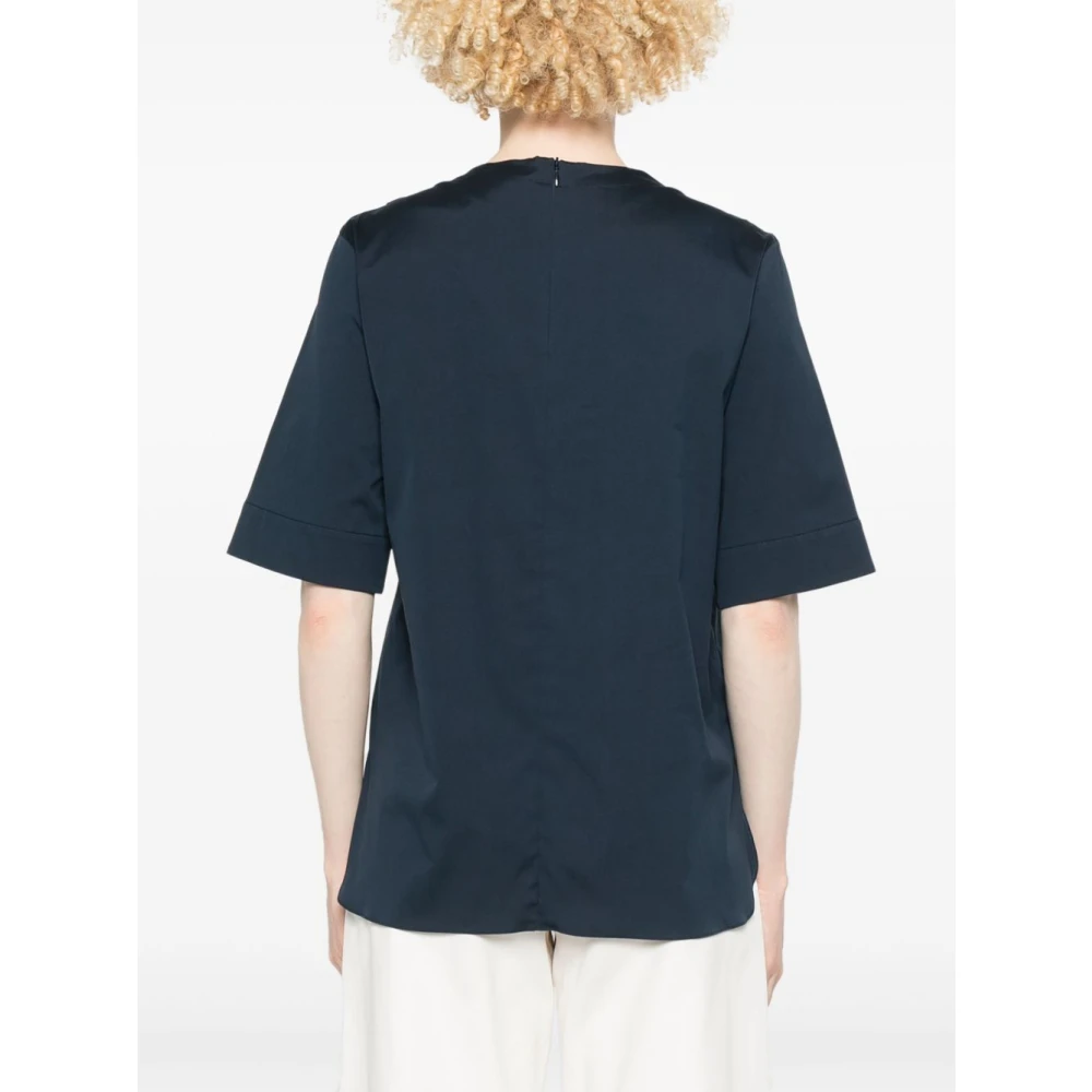 Max Mara Blauw T-shirt voor vrouwen Blue Dames