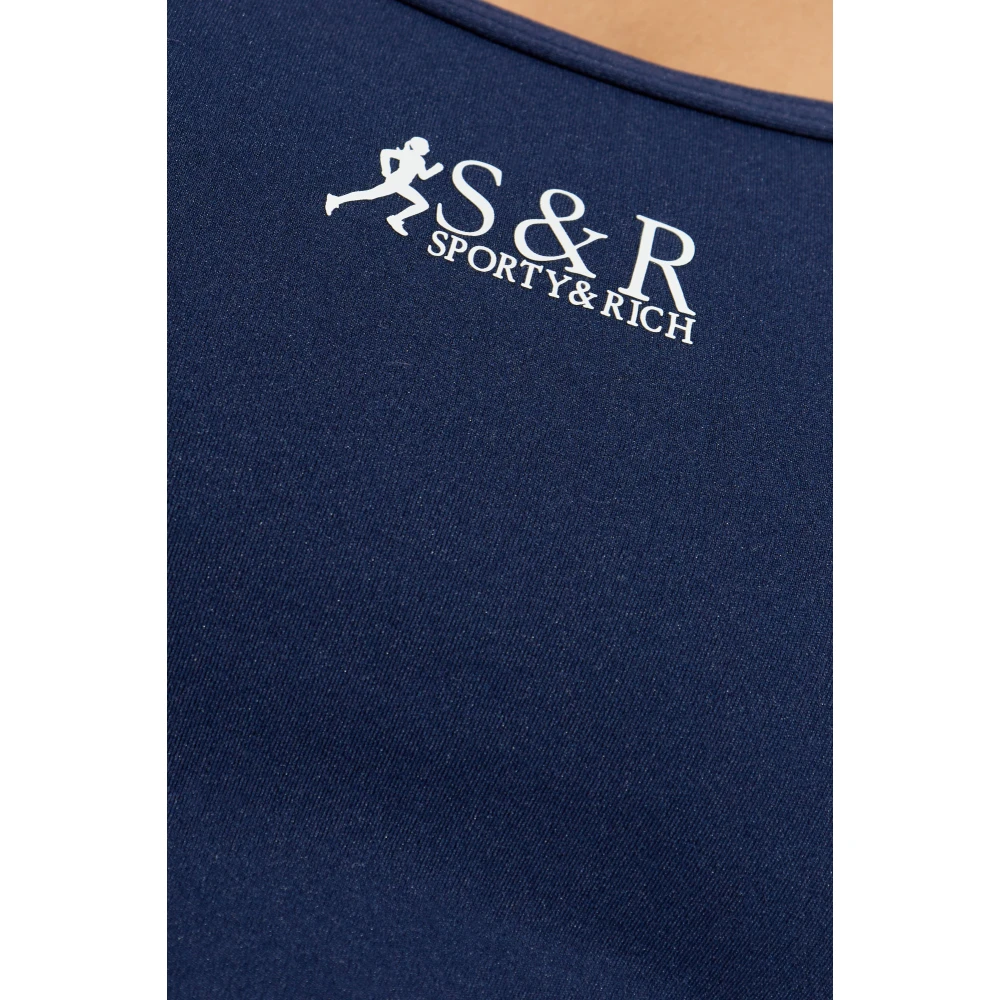 Sporty & Rich Top uit de Wall Street collectie Blue Dames