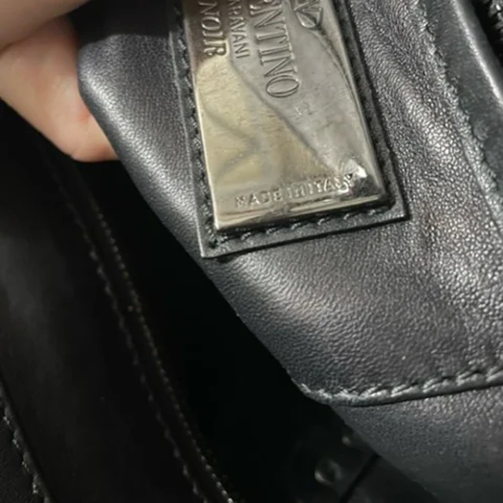 Valentino Vintage Pre-owned Leather totes Black Dames