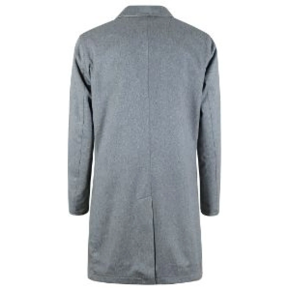 Kired Klassieke Single-Breasted Jassen Gray Heren