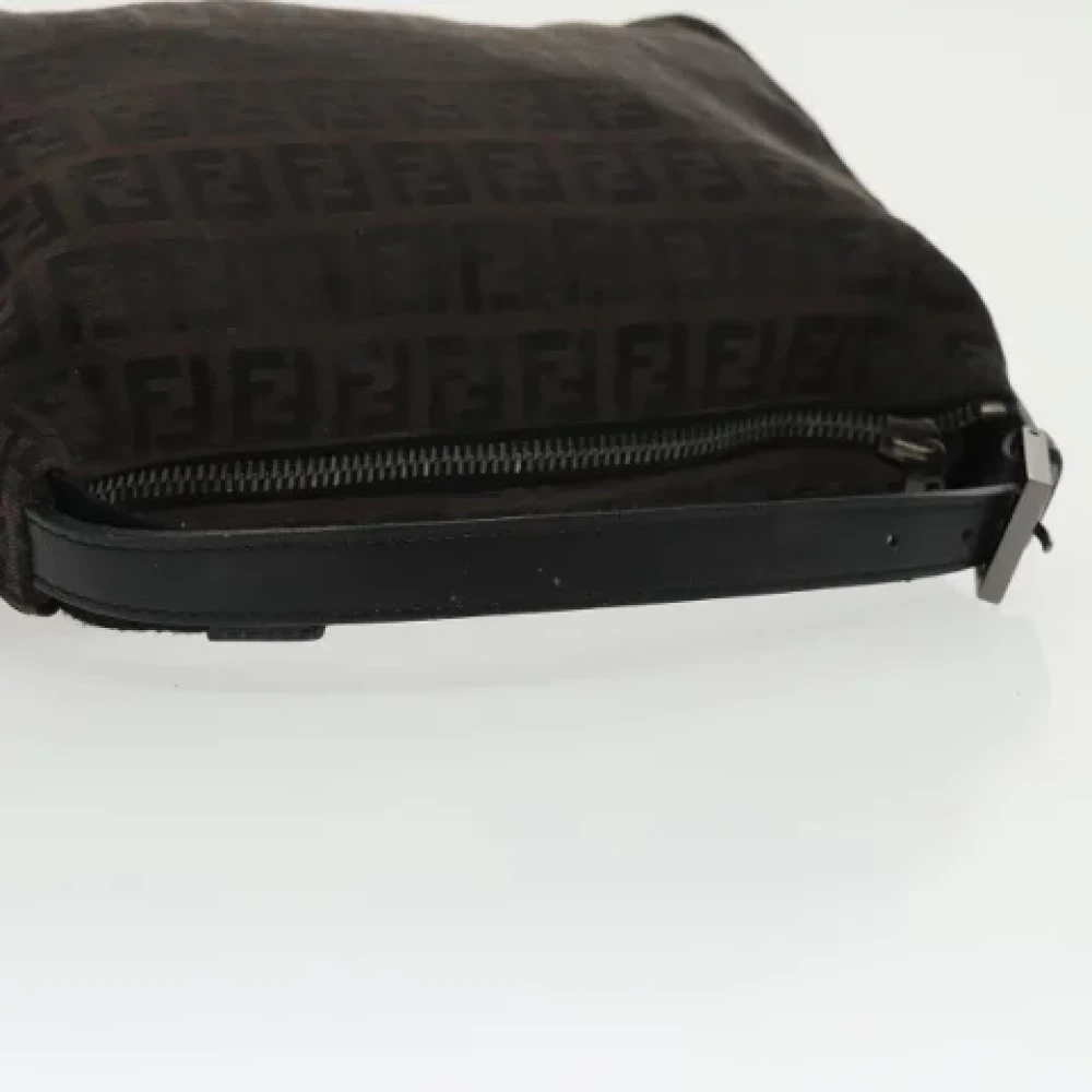 Fendi Vintage Pre-owned Canvas handbags Black Dames
