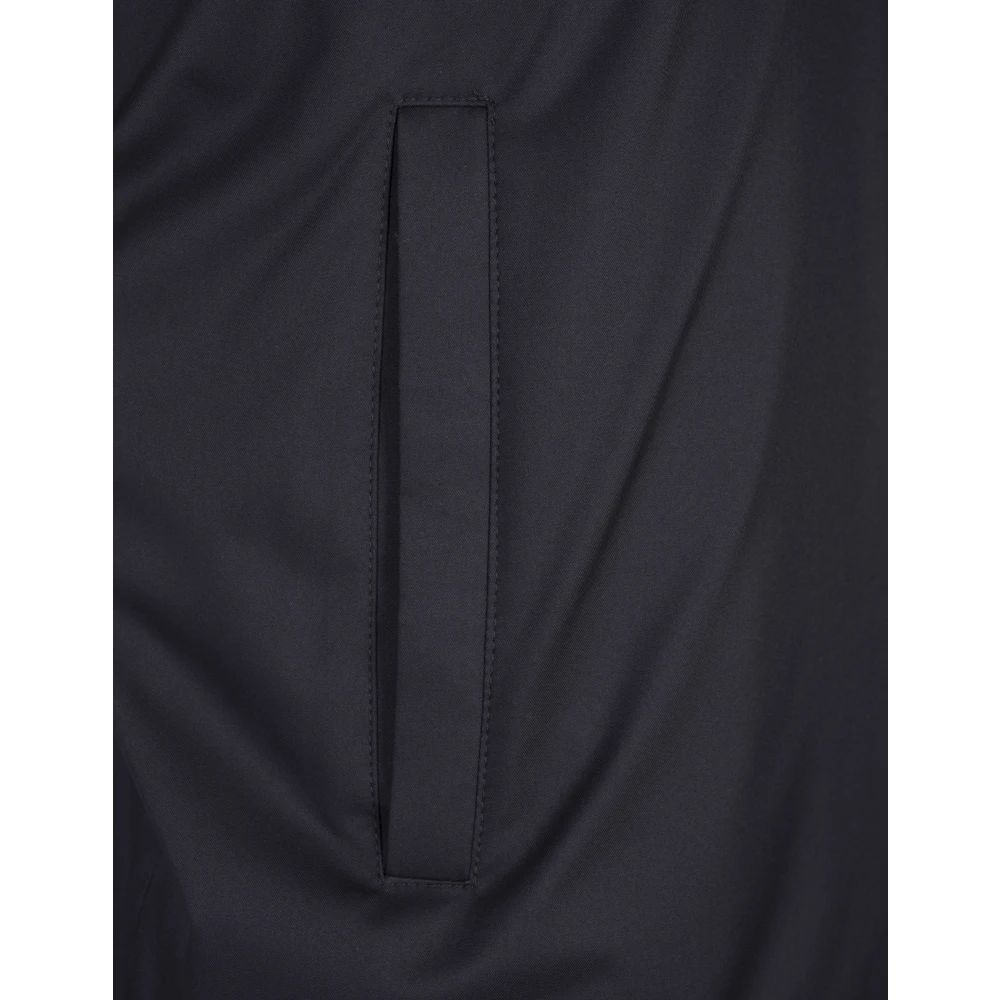 Kiton Blauw Polyester Viscose Elastaan Mode Blue Heren