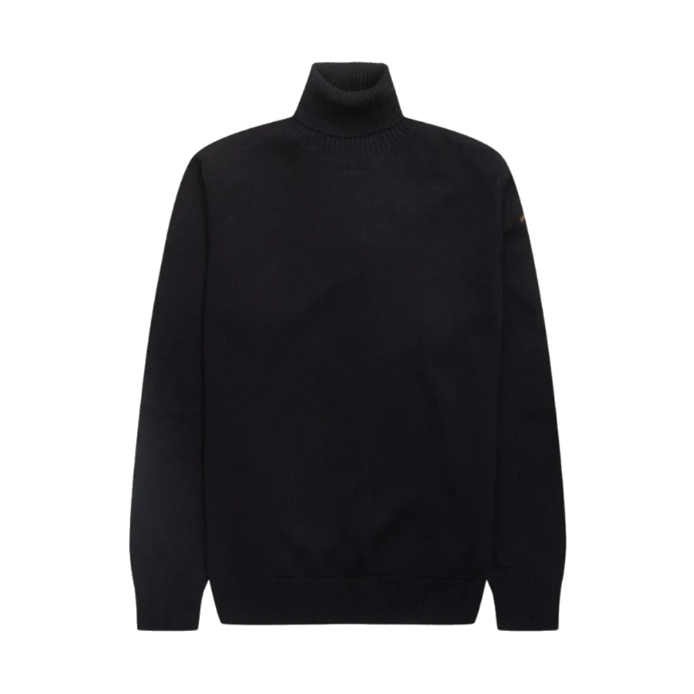 PAUL & SHARK Navy Blue Wool Dolcevita Sweater Blue Heren