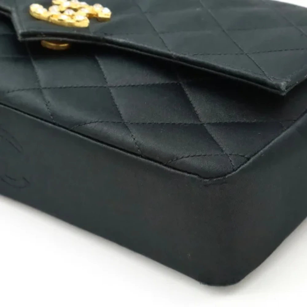 Chanel Vintage Pre-owned Canvas chanel-bags Black Dames
