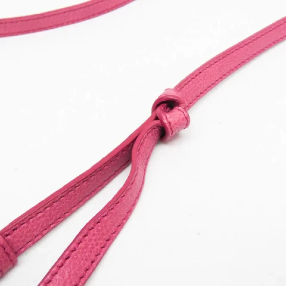 Prada Vintage Pre-owned Leather shoulder-bags Pink Dames
