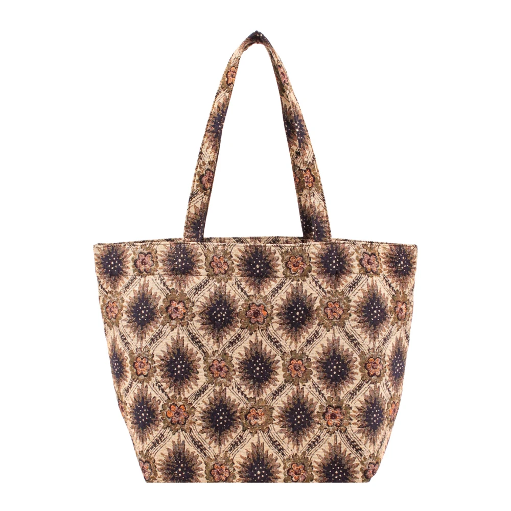 ETRO Multicolor Schoudertas met Dubbele Stoffen Band Multicolor Dames