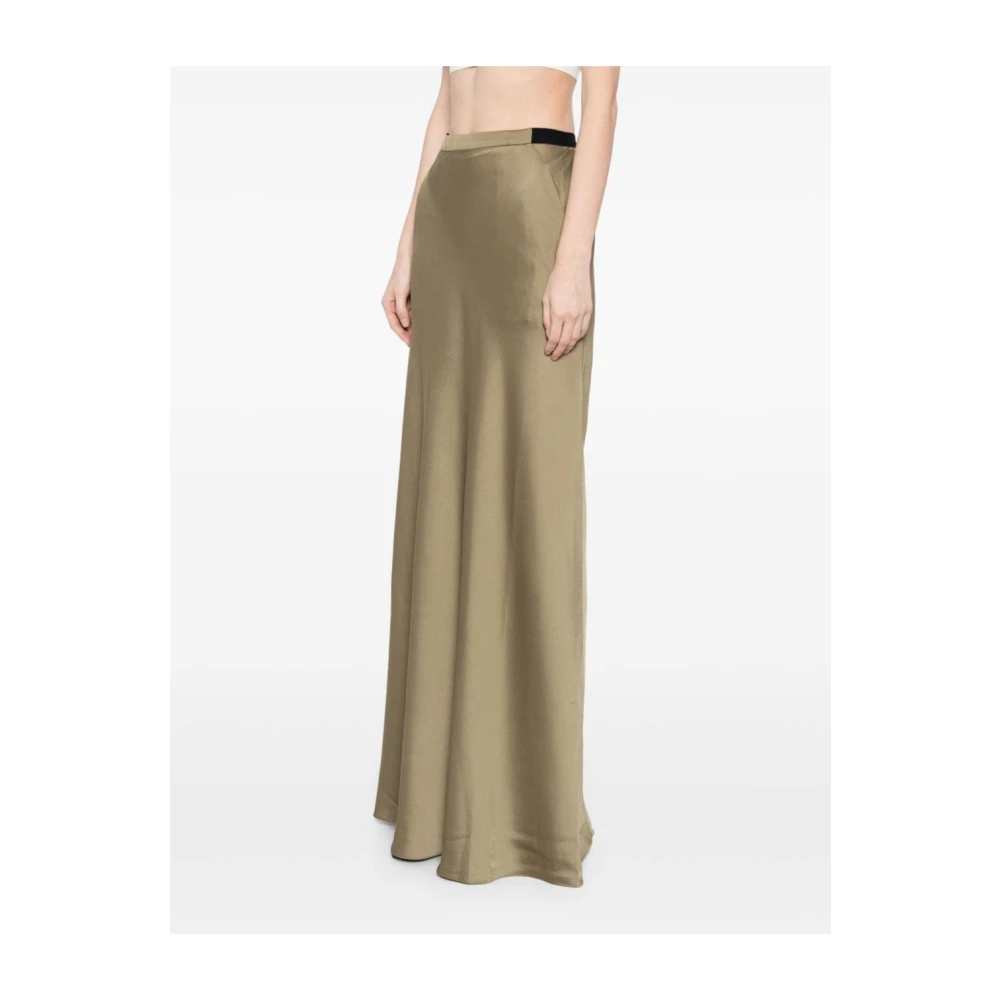 Christopher Esber Maxi Rok met Voorzak Bias Green Dames