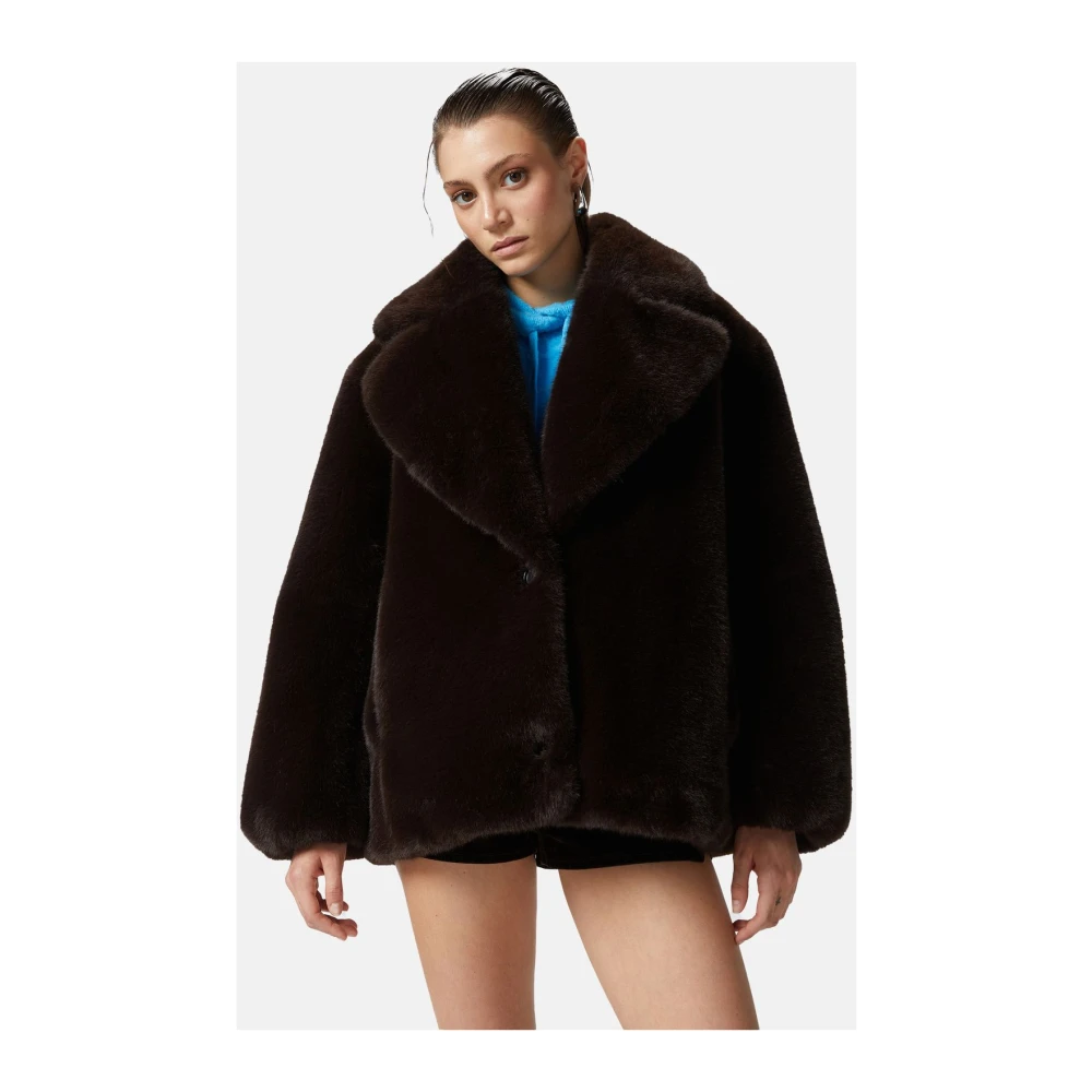 pinko Stijlvolle Jas voor Vrouwen Brown Dames