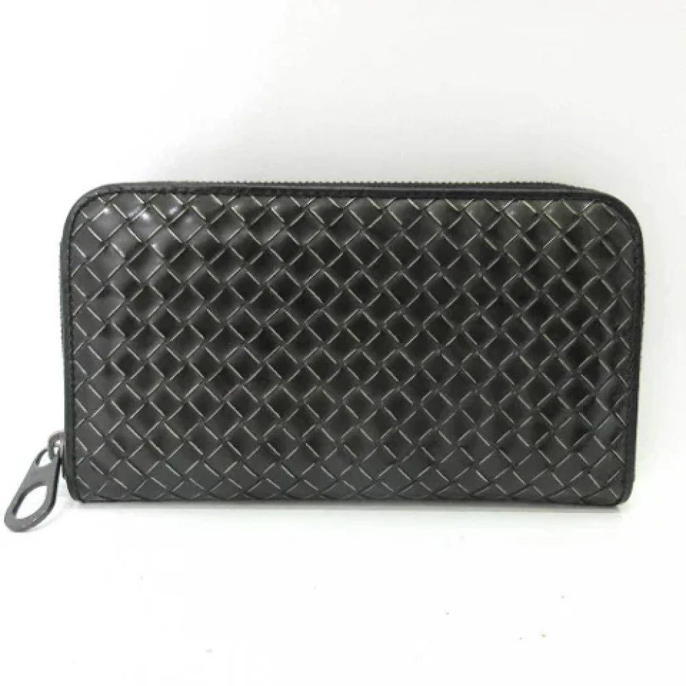 Bottega Veneta Vintage Pre-owned Leather wallets Black Heren