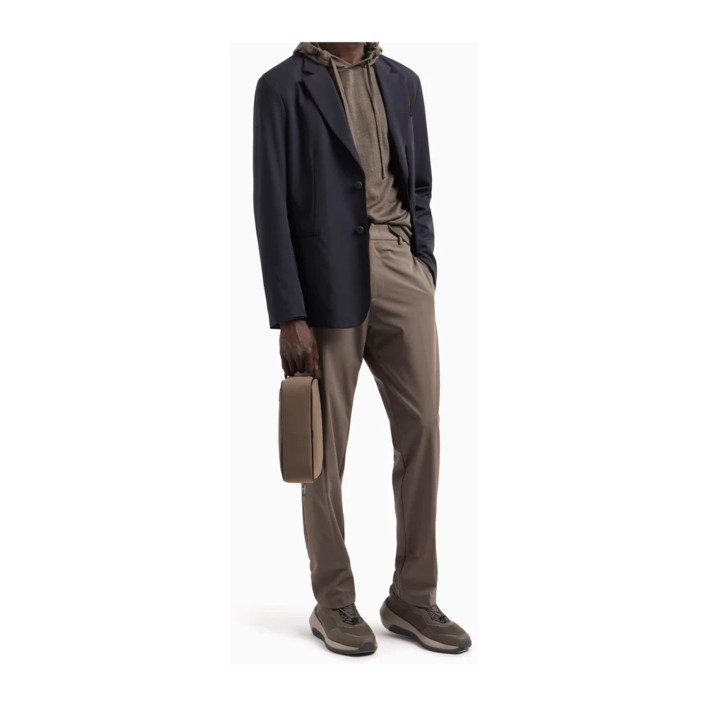 Emporio Armani Stijlvolle Major Brown Broek Brown Heren