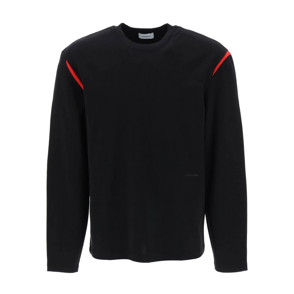 Salvatore Ferragamo Sweatshirts Black Heren