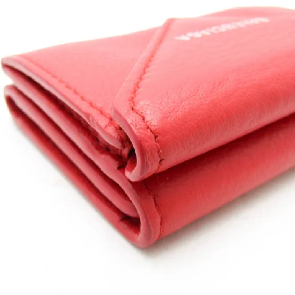Balenciaga Vintage Pre-owned Leather wallets Red Dames