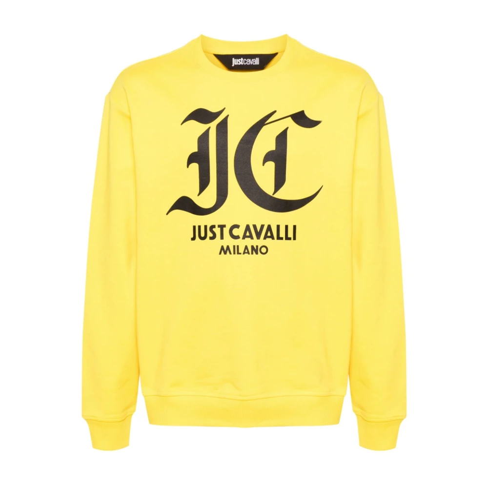Just Cavalli Sweatshirts Yellow Heren