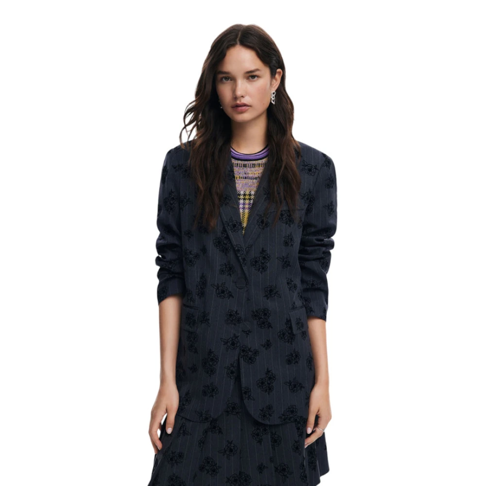 Desigual Dames Trenchcoat Ame Zagrez Black Dames