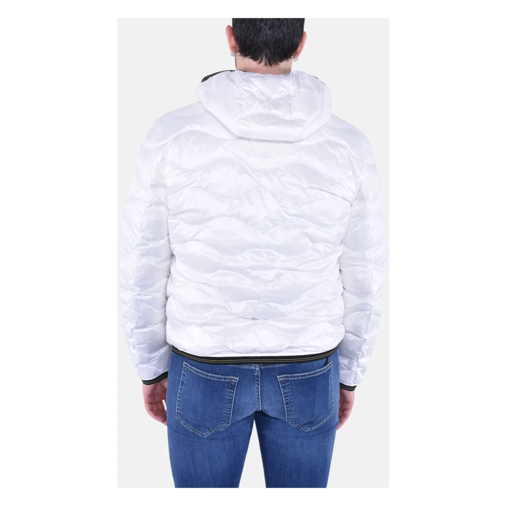 Blauer Wave Gewatteerde Jas met Capuchon White Heren