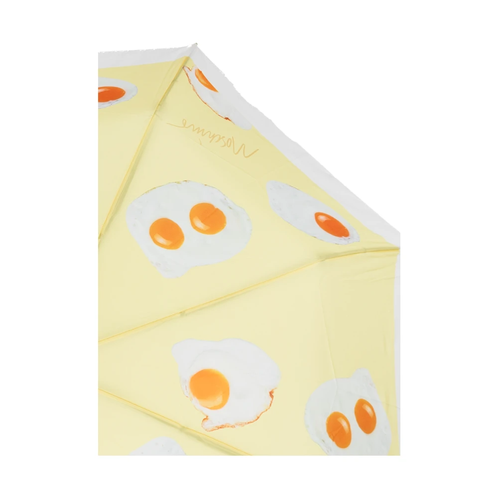 Moschino Paraplu met print Yellow Unisex