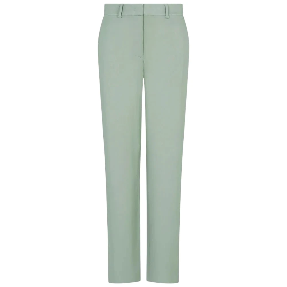 Armani Exchange Women's Green Pantalone - Straight Trousers - 2XS - Trousers