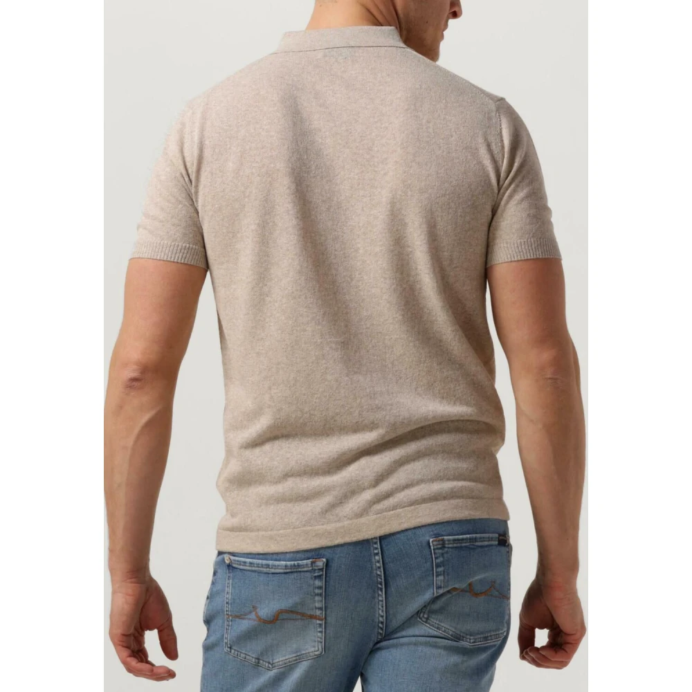 Genti Heren Polo & T-shirts Zomerstijl Beige Heren