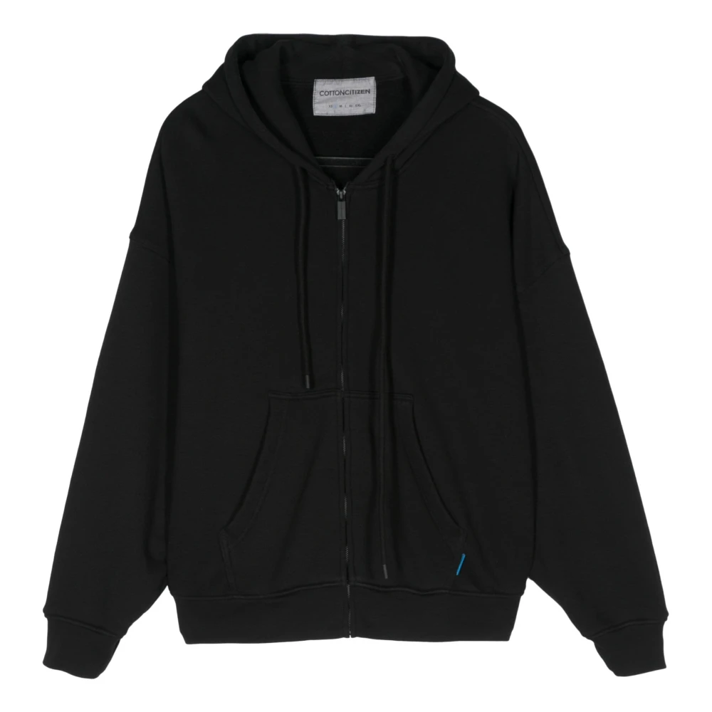 Cotton Citizen Zwarte Zip Hoodie Black Dames