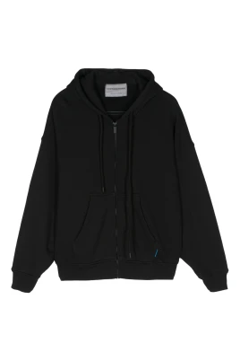 Svart Zip Hoodie