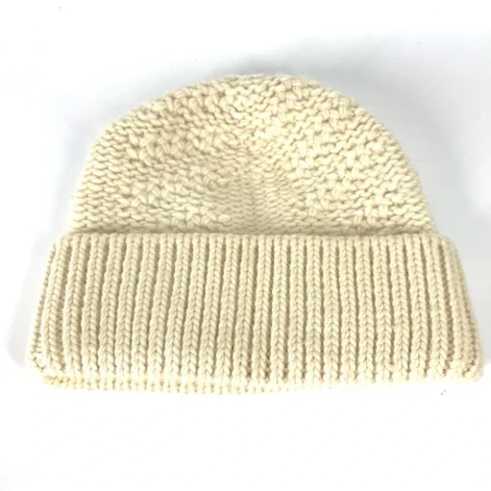 Louis Vuitton Vintage Pre-owned Wool hats White Dames