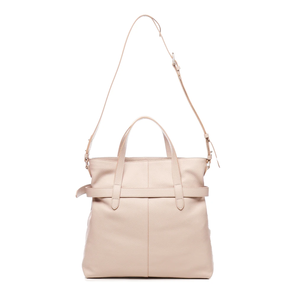 Coccinelle Roze Bucket Tas met Decoratieve Riem Pink Dames