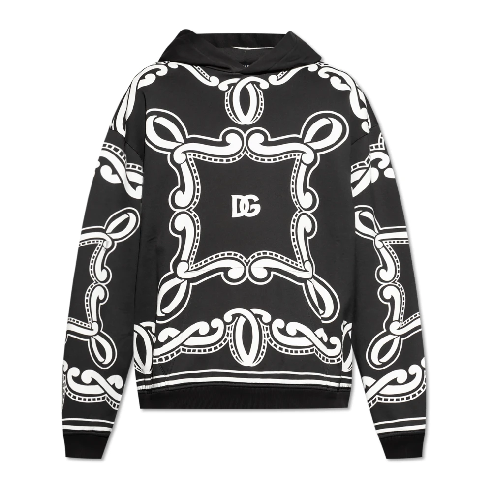 Dolce & Gabbana Homme Noir Sweatshirts Et Sweats À Capuche, Taille: M Sweat À Capuche