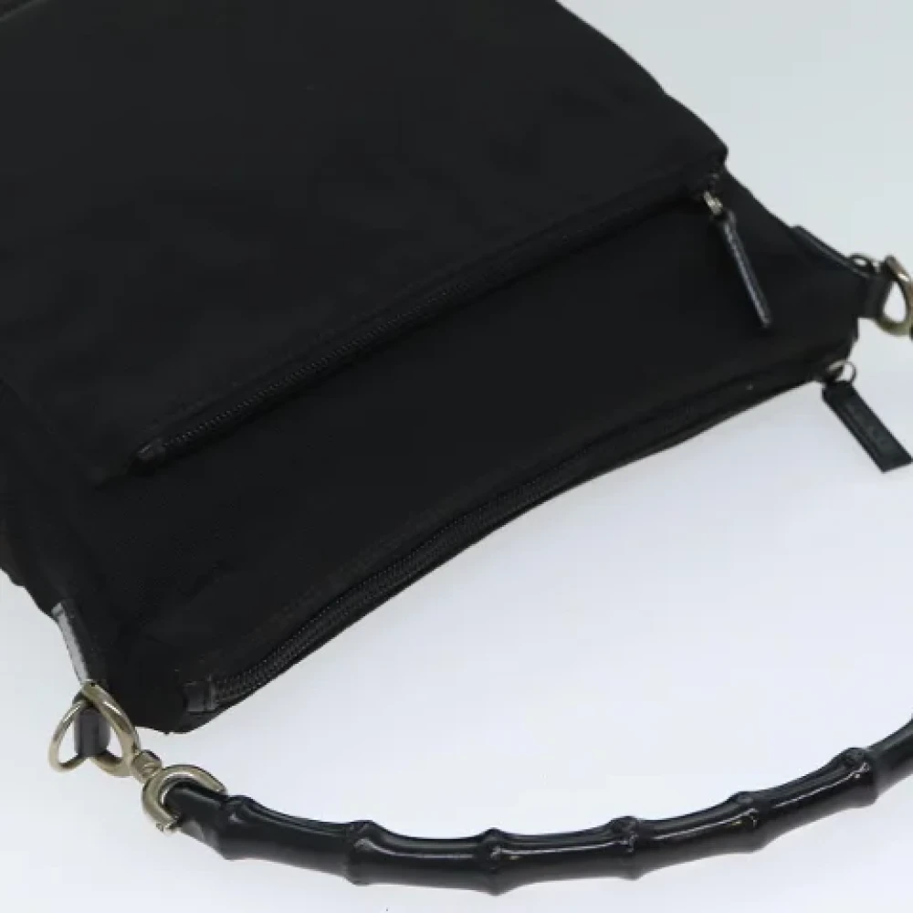 Gucci Vintage Pre-owned Fabric gucci-bags Black Dames