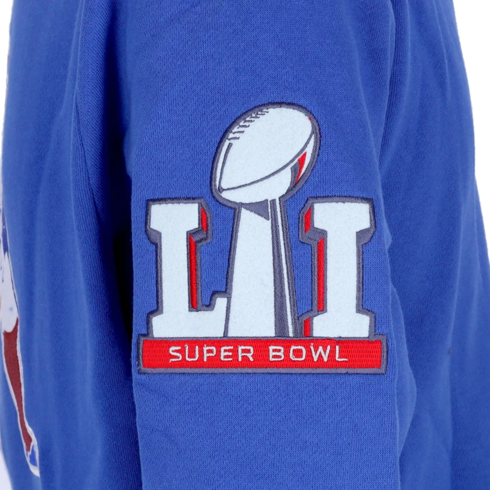 Mitchell & Ness NFL Team Origins Fleece Hoodie Blue Heren