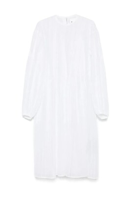 elegante-robe-blanche-plissee