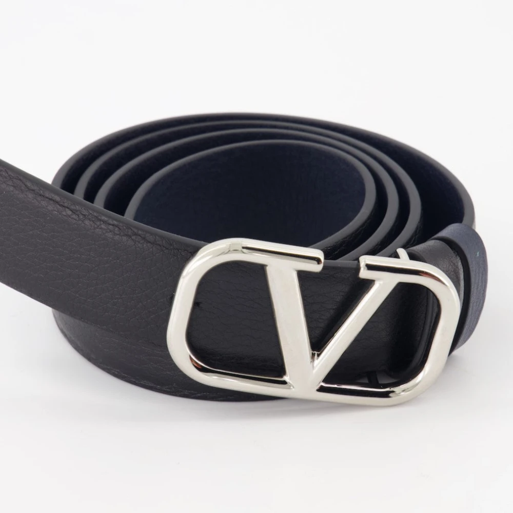 Valentino Garavani Omkeerbare VLogo Riem Black Heren