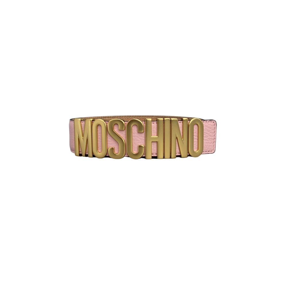 Moschino Lyxig Touch Bälte Pink, Dam