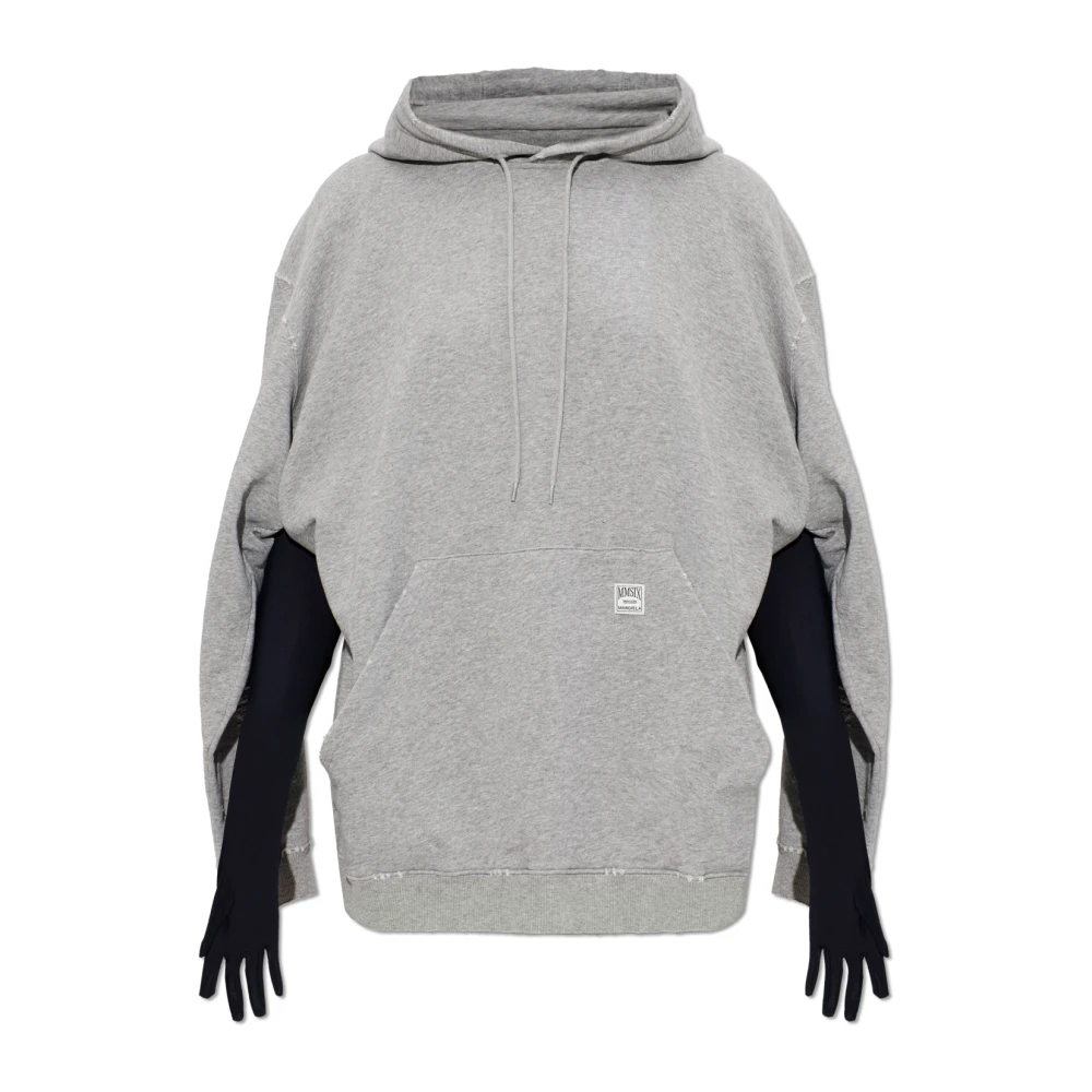 Mm6 Maison Margiela Mujer Gris Sudaderas, Talla: M