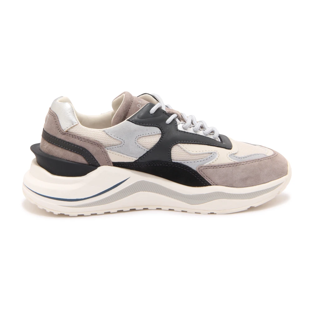 D.a.t.e. Women's Multicolor Sneakers, 4 Uk, Fuga Dragon Ivory Trainers