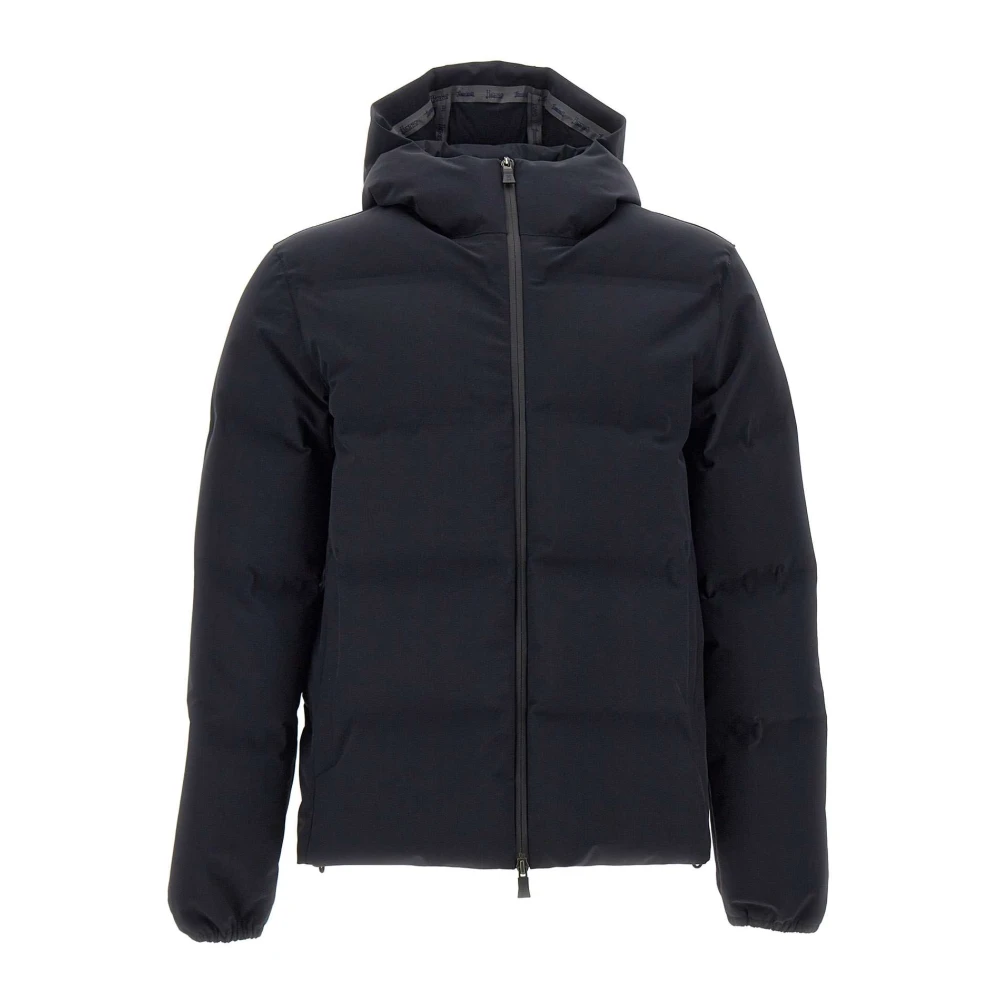 Herno Zwarte Bomberjack Waterdicht Ademend Black Heren