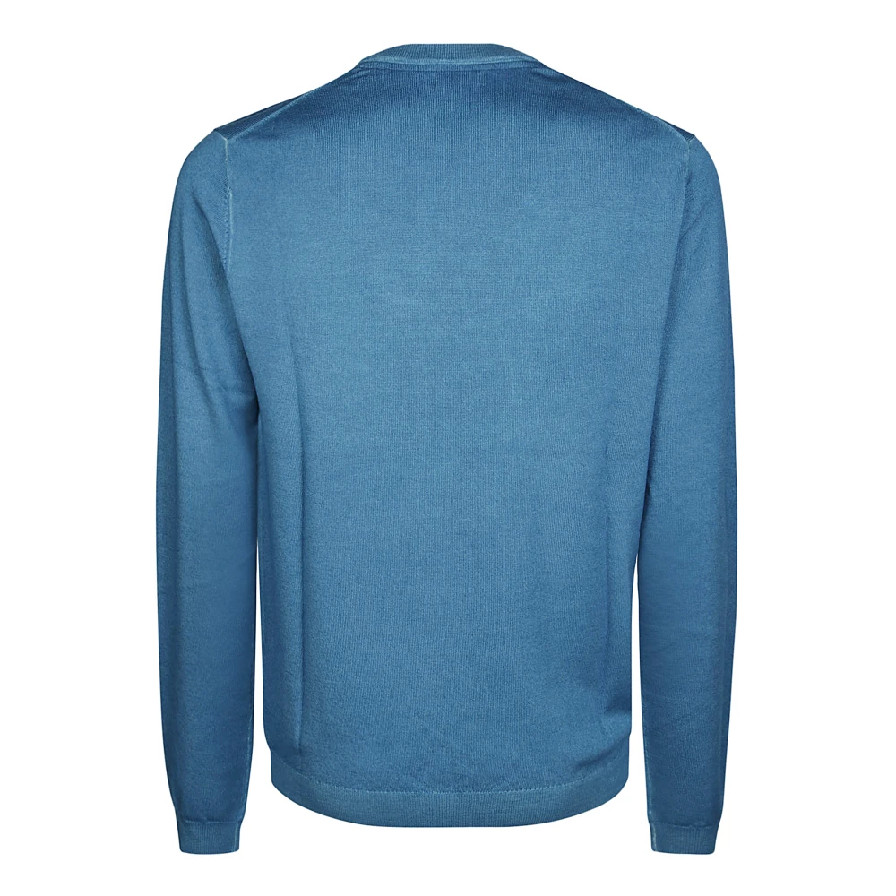 Sun68 Retro Ronde Vintage Shirt Blue Heren