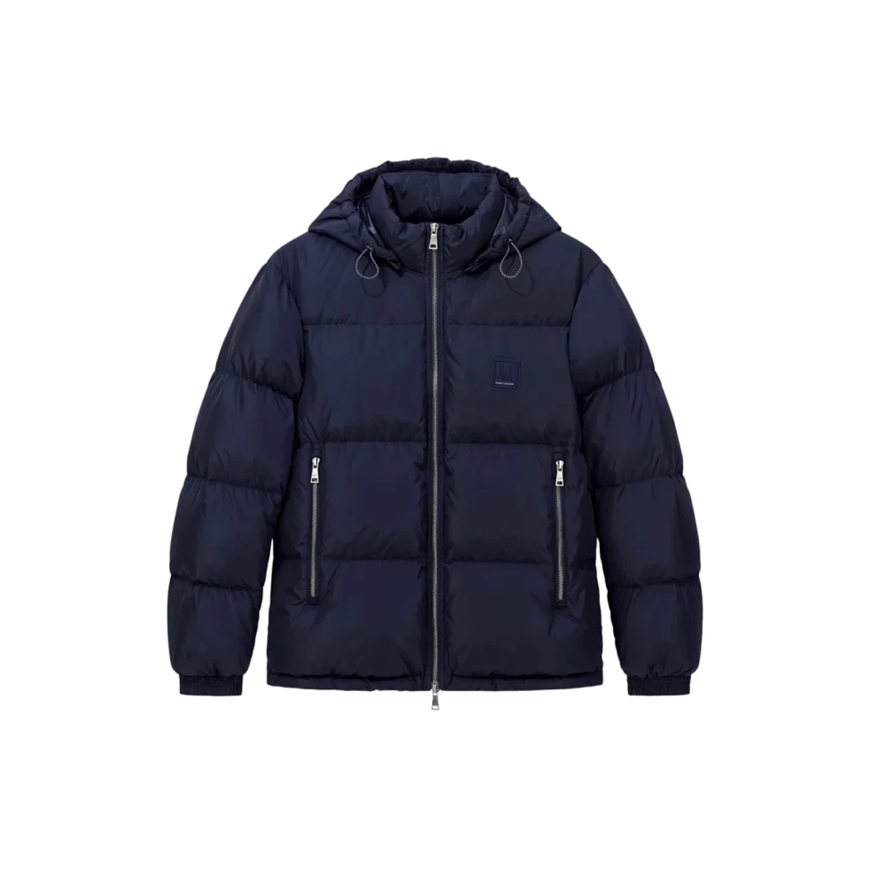 Armani Exchange Mannelijk Blauw Jassen Heren, L, E Jassen Voor Mannen