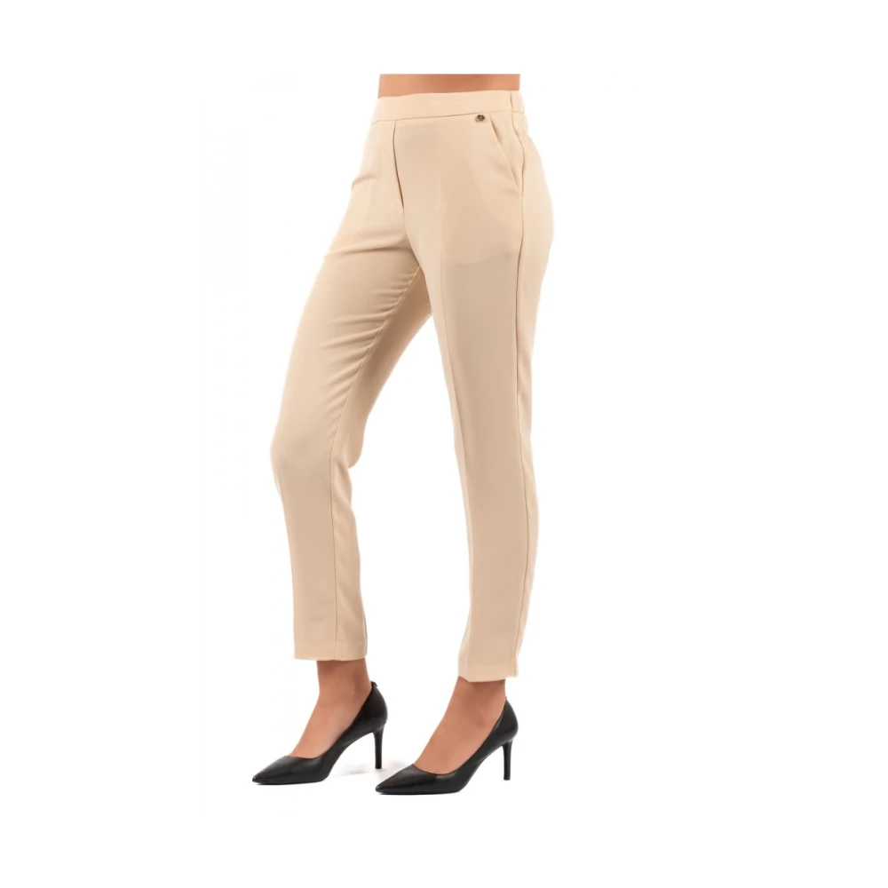 Liu Jo Damesbroek Stijlvol Model Beige Dames