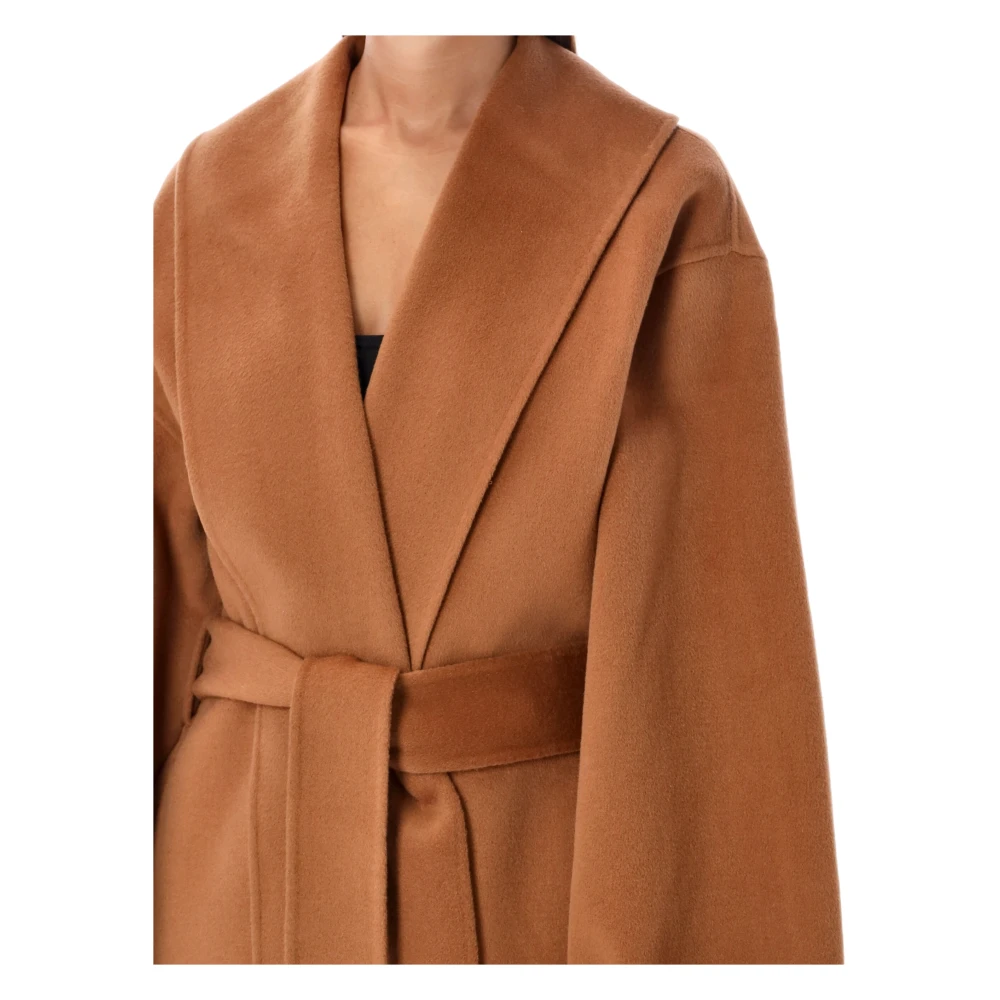 By Malene Birger Wollen Omslagjas Raw Sugar Aw24 By Herenne Birger Brown Dames
