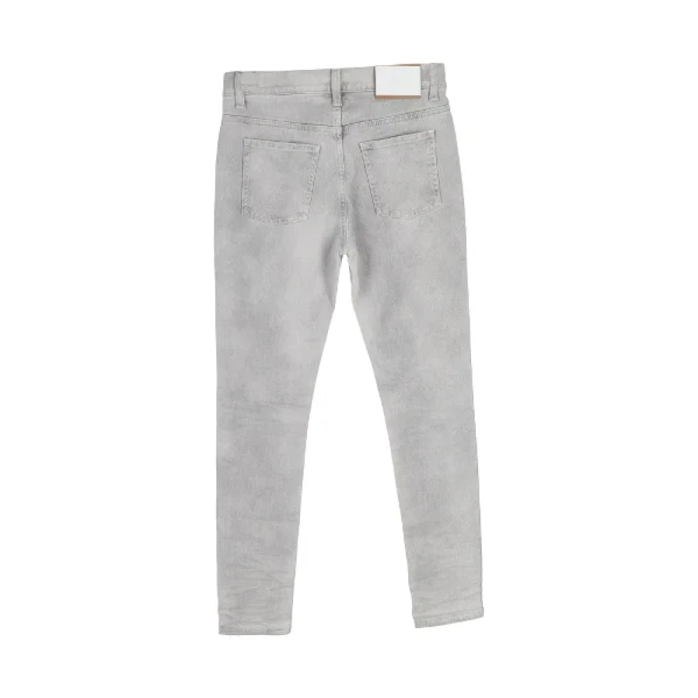 Alexander McQueen Pre-owned Cotton jeans Gray Dames
