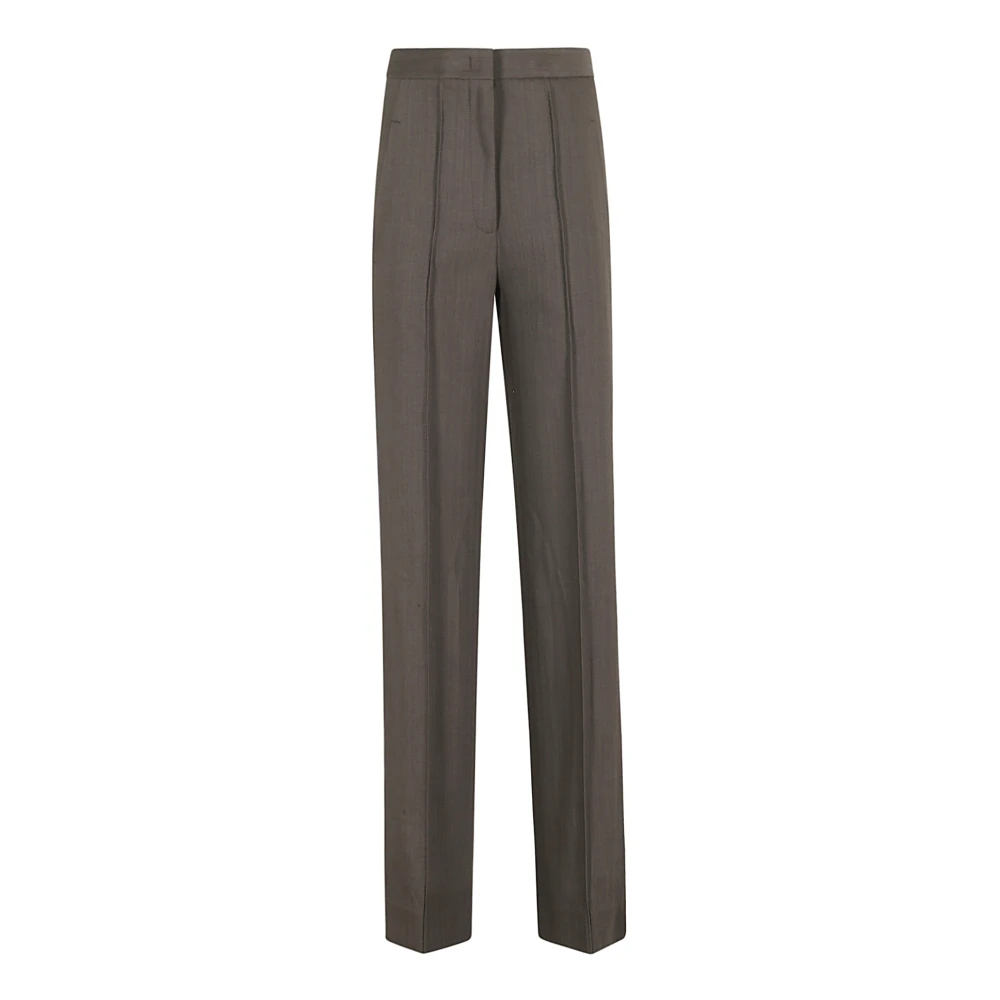 Semicouture Elegante Fabiola Jurk Brown Dames