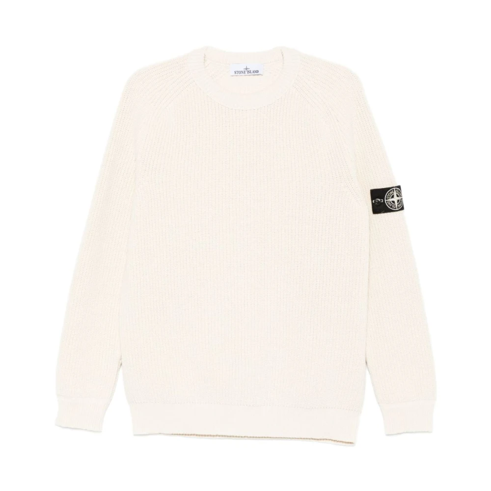 Stone Island Beige Crew-Neck Tröja