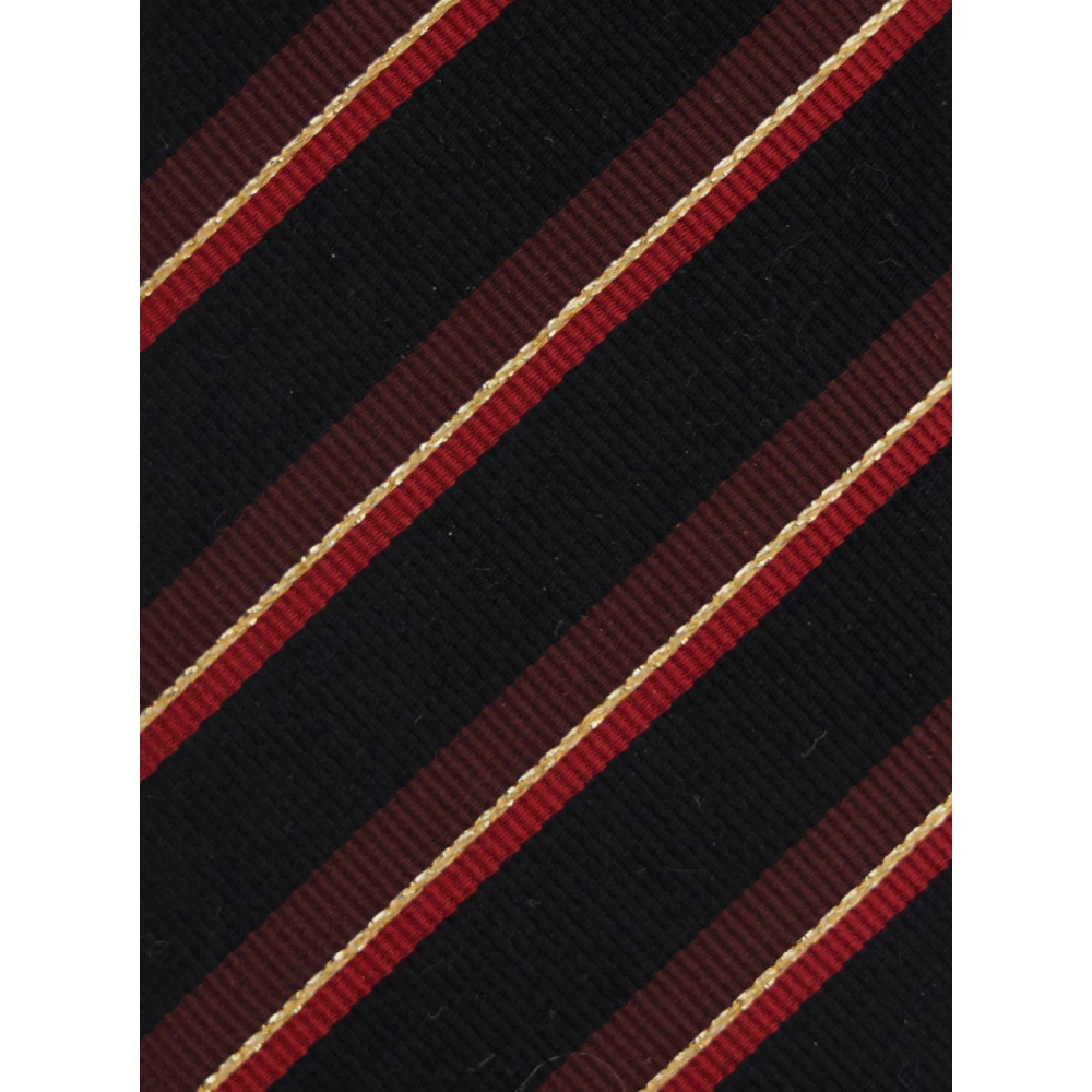 alexander mcqueen Gestreepte Wollen Stropdas Multicolor Man Multicolor Heren