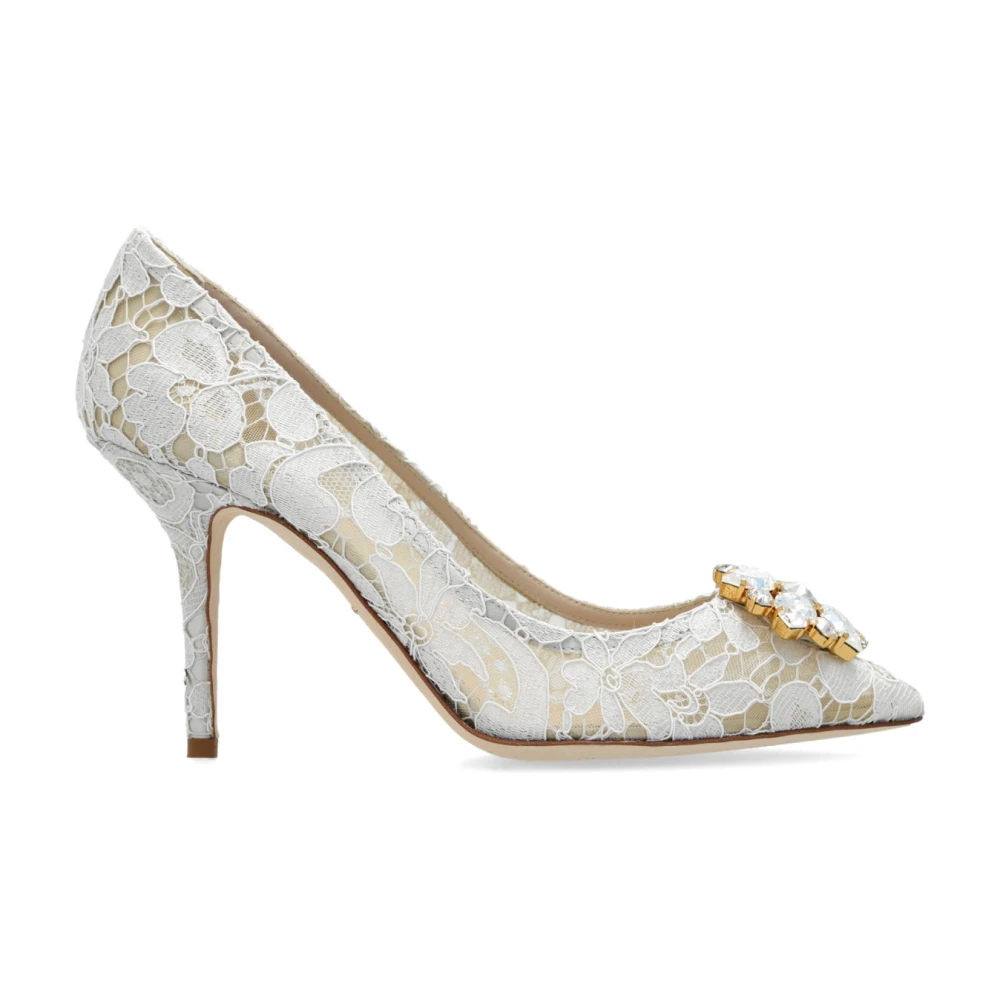 Dolce & Gabbana Women's Beige Heeled Shoes Belluccii - Pumps - 6 Uk - Shoes