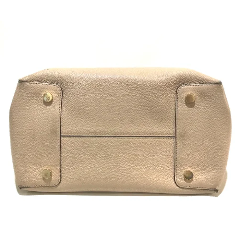 Michael Kors Pre-owned Leather shoulder-bags Beige Dames