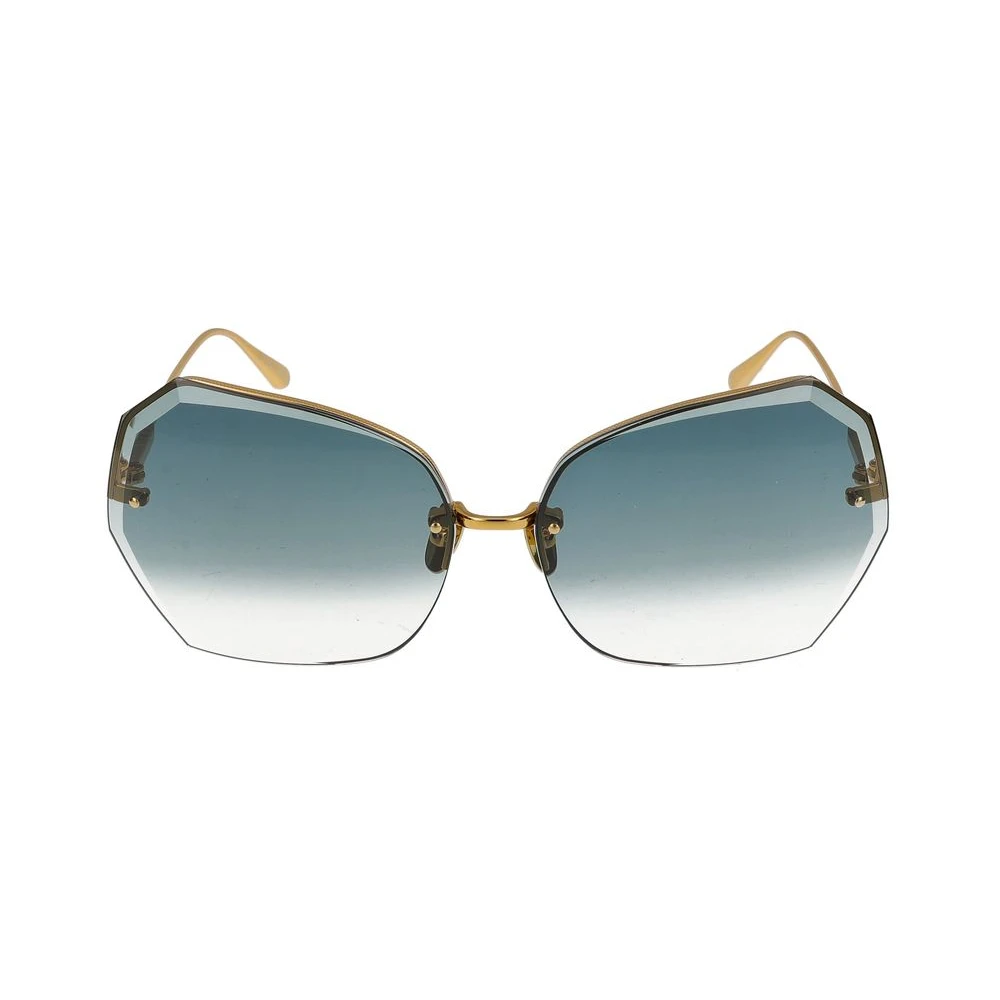 Linda Farrow Yellow Sunglasses, Female, 69 Mm, Lila C2 Gold Sunglasses