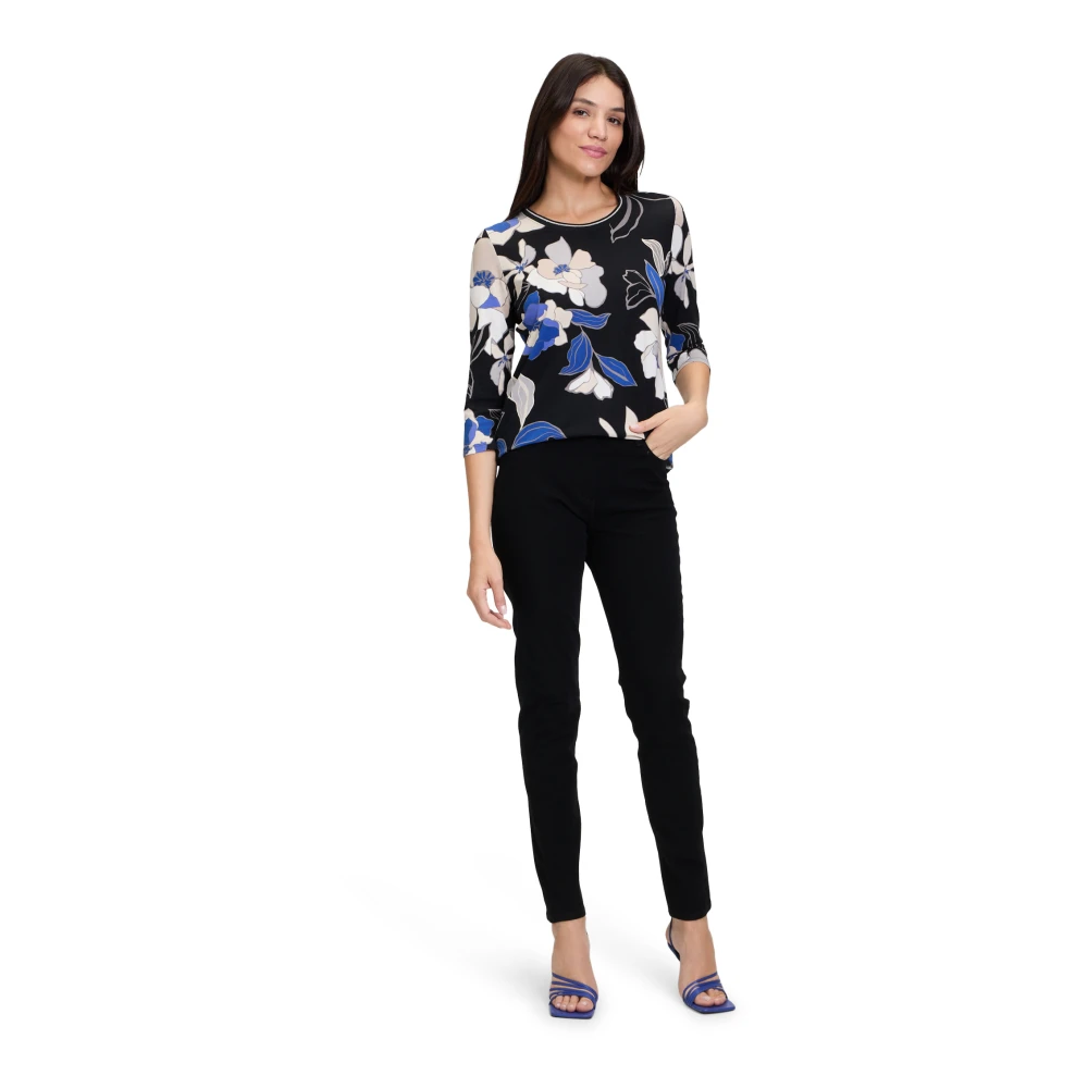 Betty Barclay Bloemenprint Basic Shirt Multicolor Dames