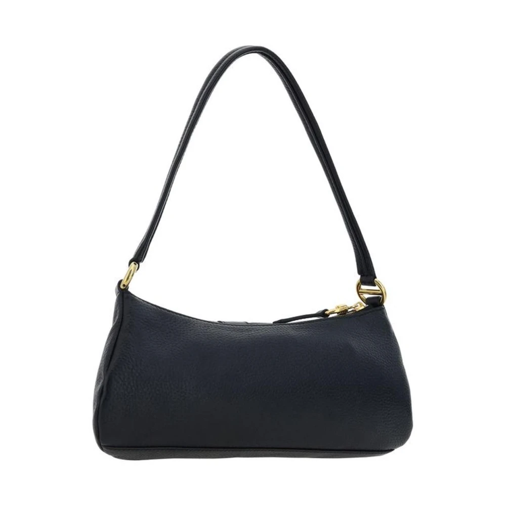 Chloé Stijlvolle leren schoudertas met rits Black Dames
