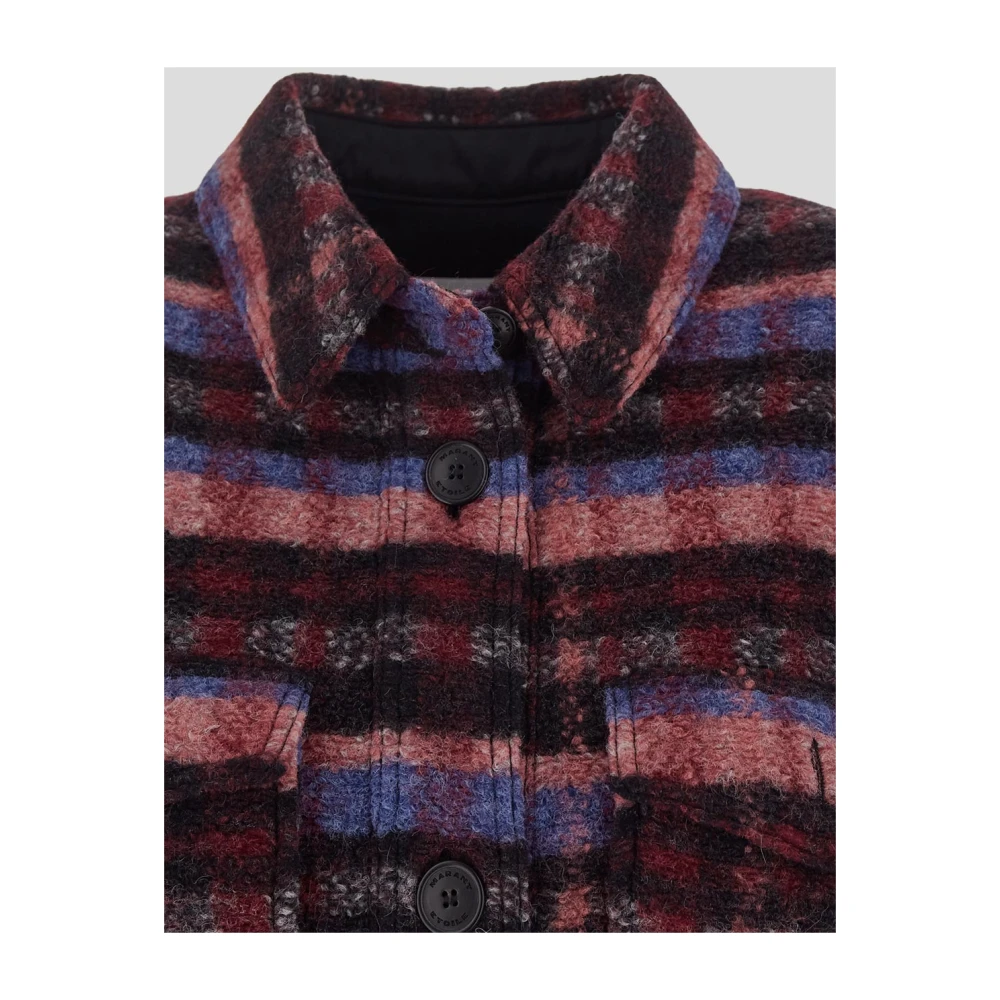 Isabel Marant Étoile Wollen jas voor vrouwen Multicolor Dames