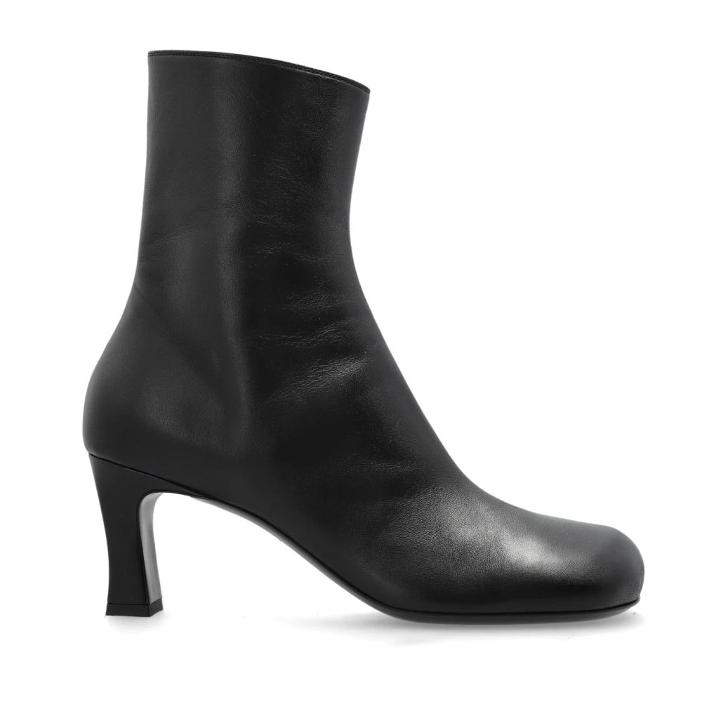 Bottega Veneta Women's Black Heeled Boots, 5 Uk, Heeled Ankle Boots Nico